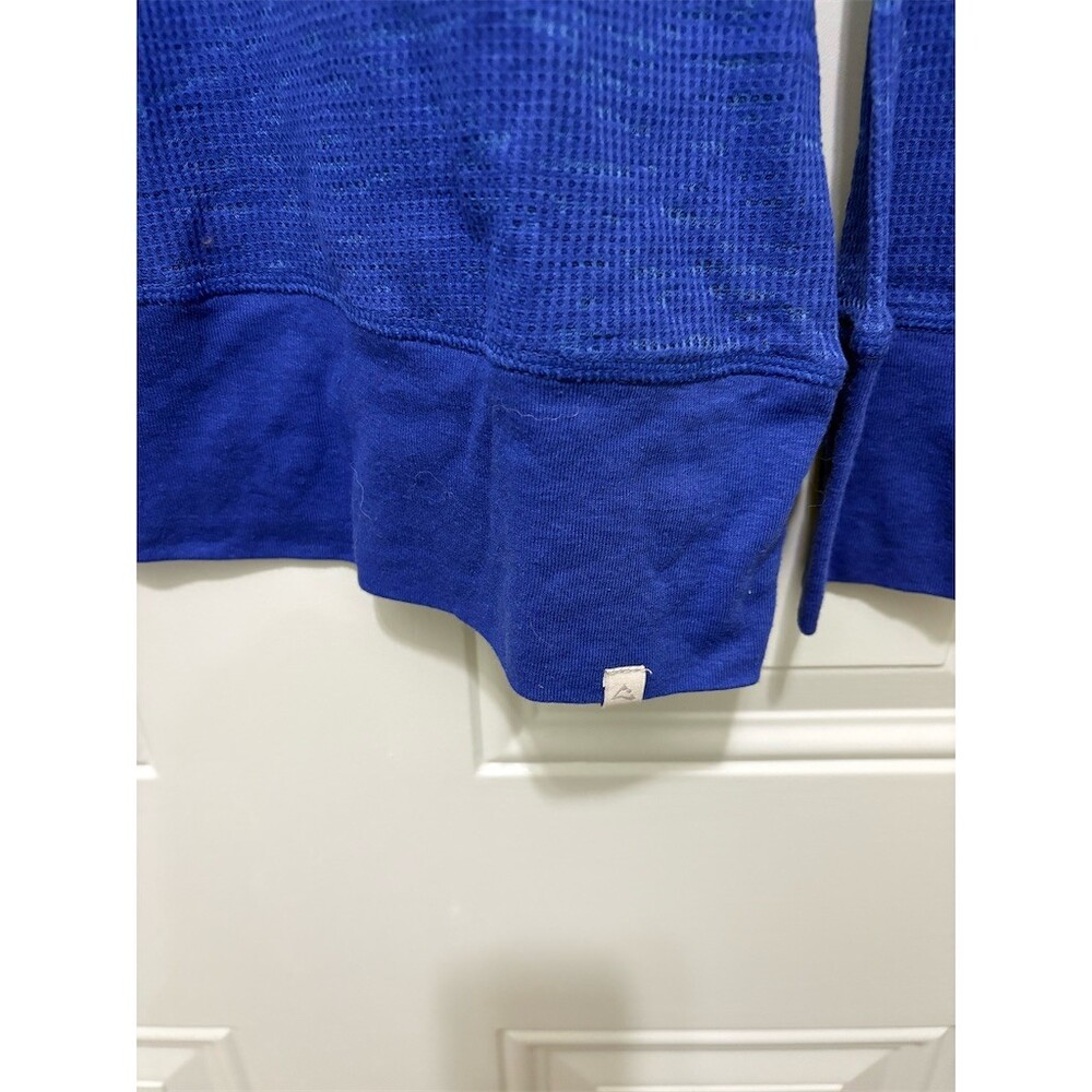 Alpine Design Womens Waffle Knit Thermal Top Blue Long Sleeve Size XL - Picture 2 of 7